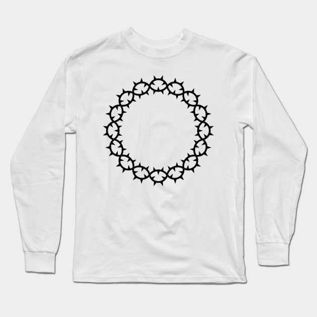 Crown of thorns of the Lord and Savior Jesus Christ. Long Sleeve T-Shirt by Reformer